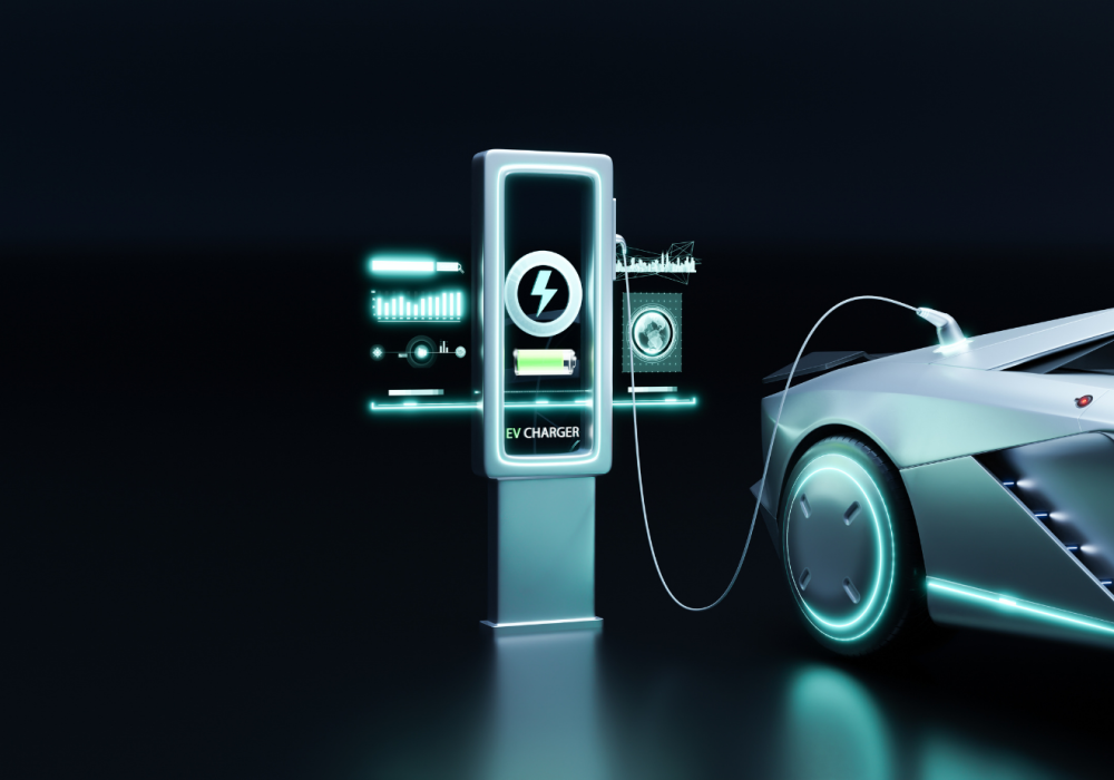 Black and Green Electric Car Facebook Cover (1)